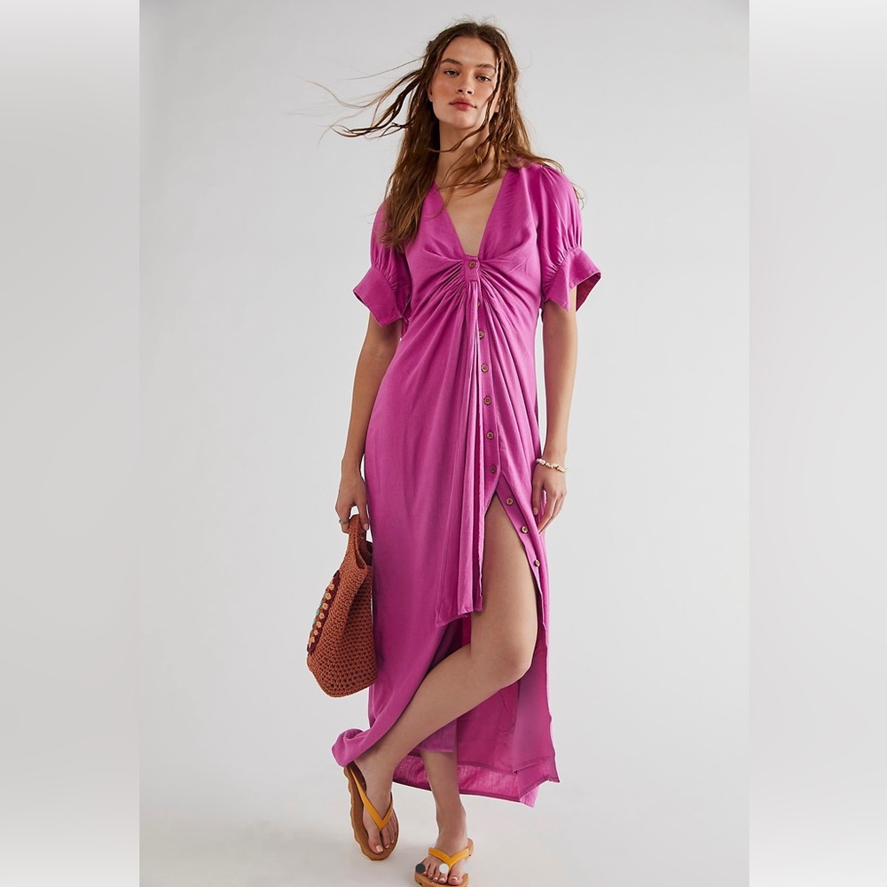 Free people vintage summer midi dress